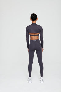 Coal Grey Ultra-Soft High-Waisted Leggings - WHITESMOKE