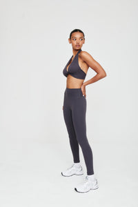 Coal Grey Ultra-Soft High-Waisted Leggings - WHITESMOKE