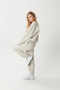 Hygge Cosy Sweatspants - Mushroom - WHITESMOKE