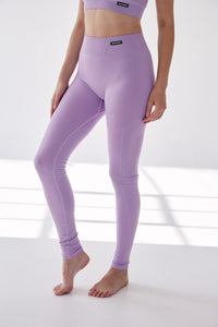 Seamless Align Rib Leggings - Sheer Lilac - WHITESMOKE