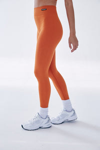 Seamless Align Rib Leggings - Tangerine - WHITESMOKE