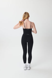 Ultra-Soft High-Waisted Leggings - Black - WHITESMOKE