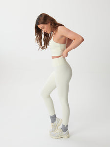 Ultra-Soft High-Waisted Leggings - Blanc - WHITESMOKE