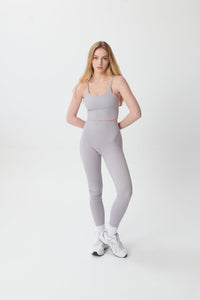 Ultra-Soft High-Waisted Leggings - Cloud Grey - WHITESMOKE