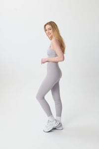 Ultra-Soft High-Waisted Leggings - Cloud Grey - WHITESMOKE