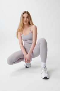 Ultra-Soft High-Waisted Leggings - Cloud Grey - WHITESMOKE