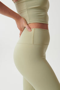 Ultra-Soft High-Waisted Leggings - Sage - WHITESMOKE