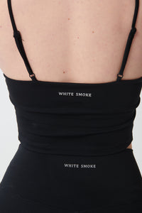 Ultra-Soft Scoop-Neck Tank - Black - WHITESMOKE